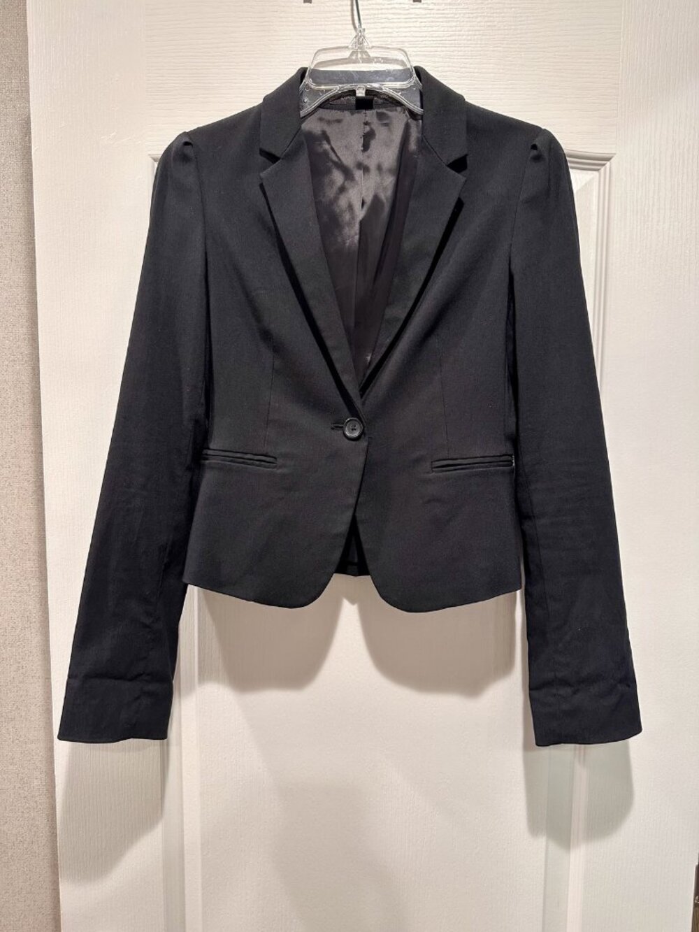 Express - Studio Design Women's Black Single Button Blazer - Great Condition!